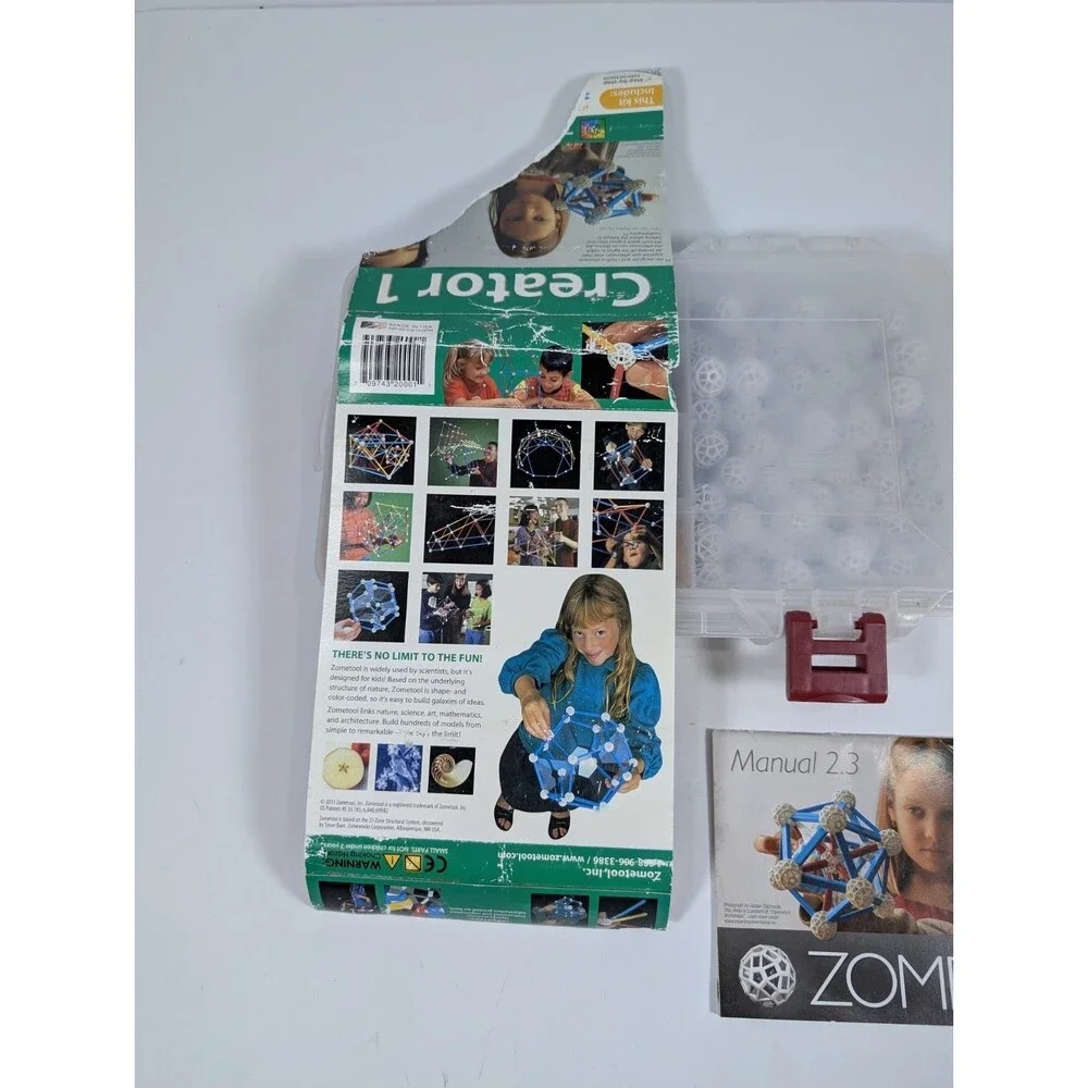 Zometool Creator 1 Construction Kit  Creative Development Incomplete See Photos - Picture 2 of 6